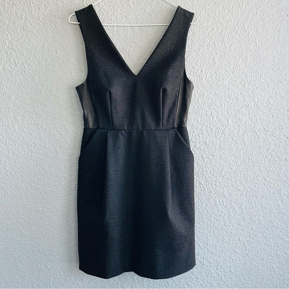 MADEWELL 1937 Black midi dress size 6 - Picture 4 of 12